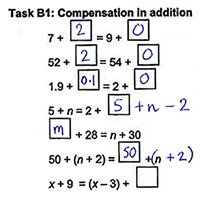Compensation in addition 4