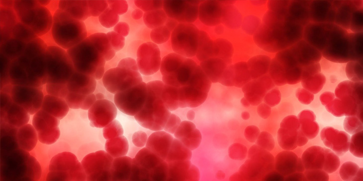 A microscopic view of blood
