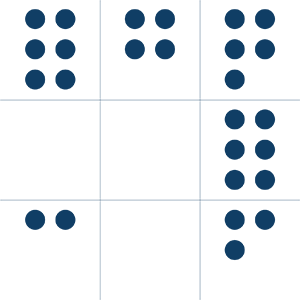 Middle right now has 6 dots