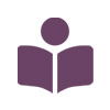 A figure of a head reading a book